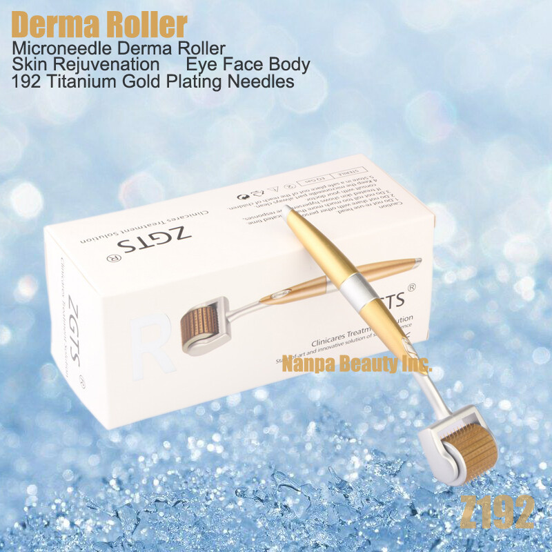 192 pins Titanium Scar, Acne, Ageing, Wrinkles, Skin Therapy Derma Roller USA