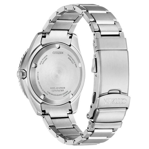 Pre-owned Citizen Promaster Marine Nb6021-68l Titanium Mechanical Diver Automatic Watch Ja