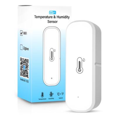 TUYA Zigbee/WiFi Mini Smart Temperature And Humidity Sensor Remote Control For S