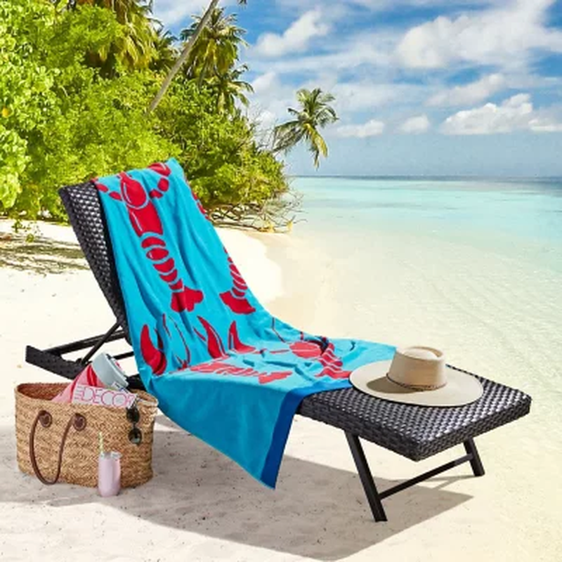 Set of 2 Oversized Beach Towels, 40
