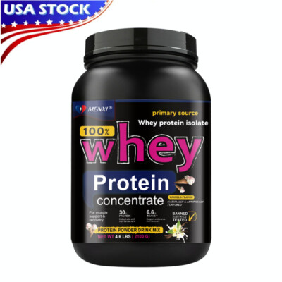 Vanilla Flavor Whey Protein Concentrate 5LBS - Non-GMO Protein Powder