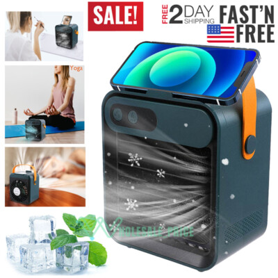 Cooling Air Cooler, Portable Air Conditioner Cooling Fan Quiet with 3 Speeds