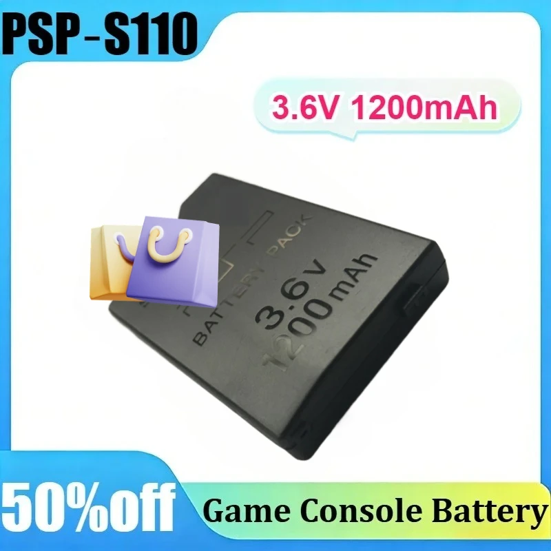 PSP‑S110 3.6V 1200mAh for Sony PSP‑2000 PSP‑3000 PSP‑3001 PSP‑3004 PSP‑3008 Game
