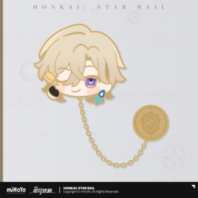 miHoYo Honkai: Star Rail Badge Aventurine Chain Emblem Official Pom-Pom Museum