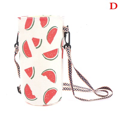 Portable Water Bottle Cover Cup Bag Tote Heat Insulation FlexibleD MBWSAUJt1 CB
