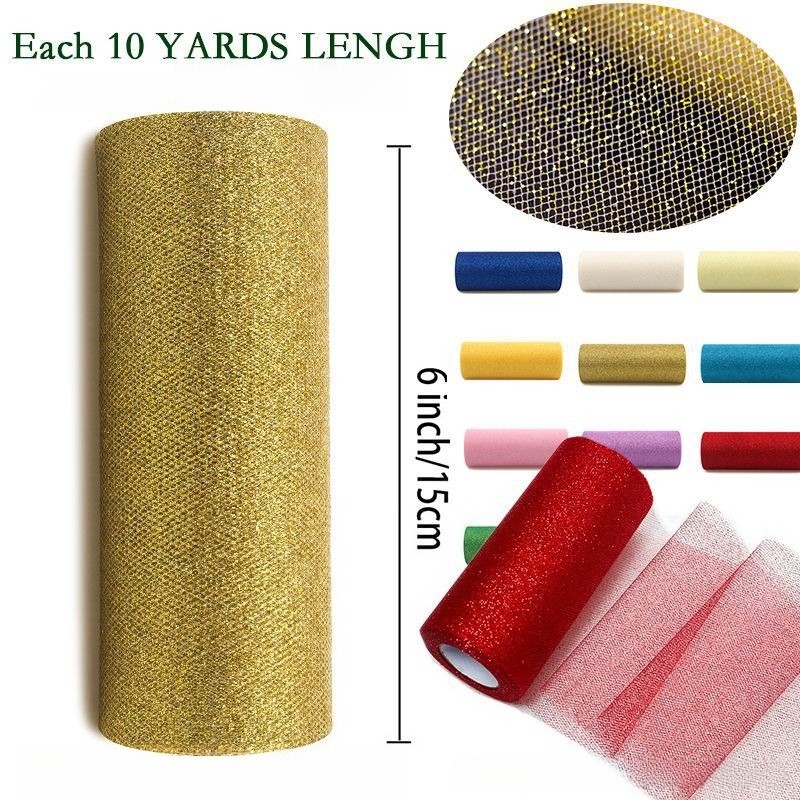 10-yards-15cm-glitter-tulle-puffy-ribbon-accessory-party-trimming-decorations-