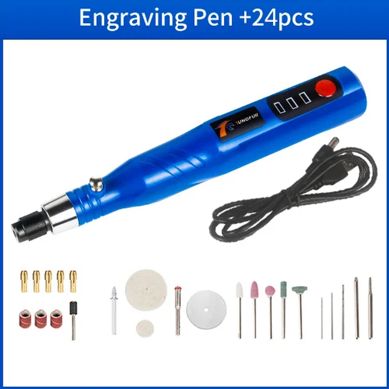 USB Mini Electric Grinder Dril 3 Speed Cordless Drill Engraving Pen Polishing Ma