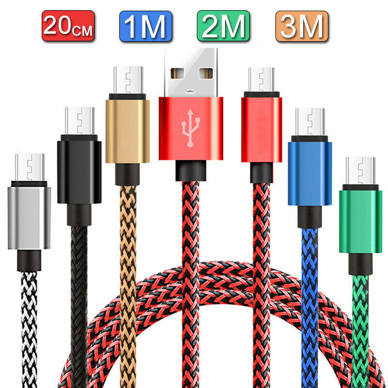 Micro USB Fast Cahrging Charger Cable Cord for Samsung Galax