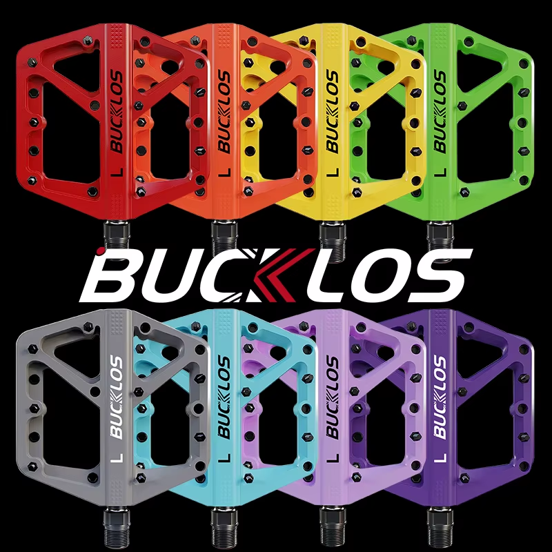 Anti-slip Bicycle Pedal DU Bearing Mountain Road Bike Pedals Ultralight Nylon MT