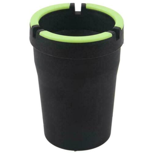 Stub Out Glow in The Dark Car Cup Holder Style Butt Bucket Ash Tray Portable