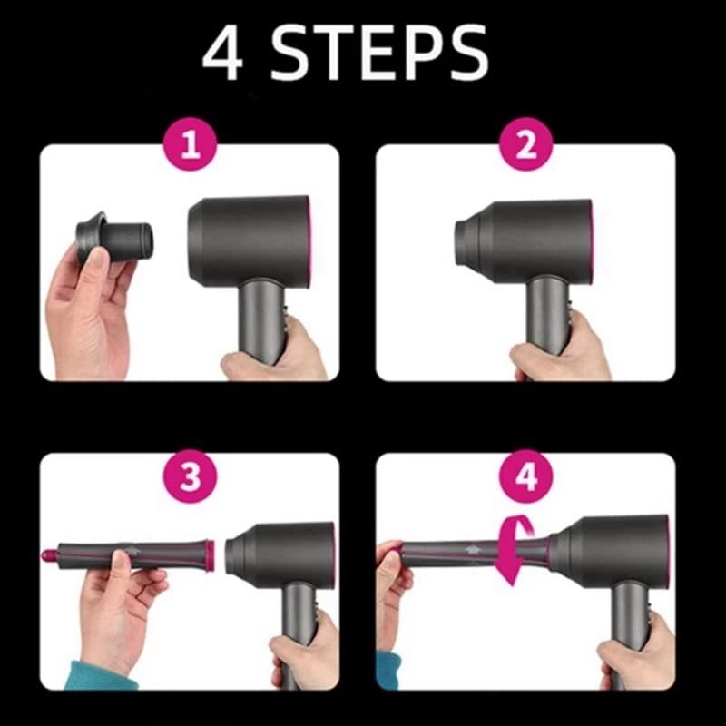 5 In 1 Hair Tool for Dyson Supersonic Hair Dryer Curling Hair Styles Attachment