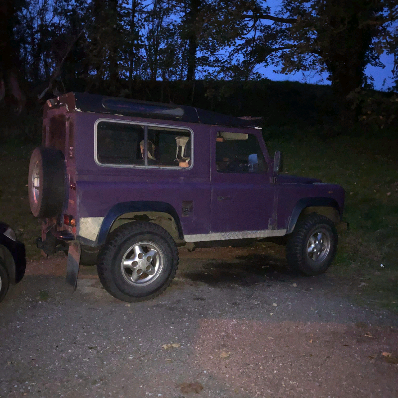 Landrover Defender County 90 2.5 Diesel Purple in Newmarket, Suffolk