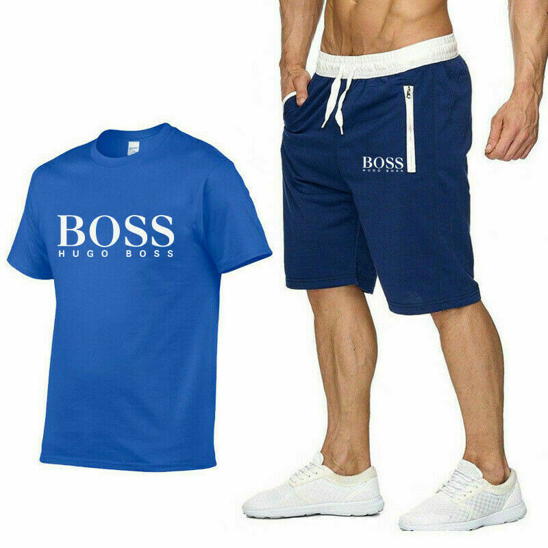 DE Herren Hugo Boss1 Short Sleeve T-Shirts sportswear Sommeranzug M-XXL 2021
