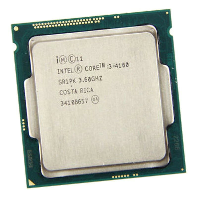 Processeur Cpu Intel Core I3-4160 3.6ghz 3mo 5gt/S Lga1150 Dual Core Sr1pk