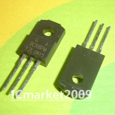 10 PCS BCR8PM-12L TO-220F BCR8PM-12 Triac Medium Power Use Transistor
