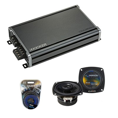 Fits Honda Civic 1980-1983 Speaker Replacement Harmony R4 & CXA360.4 Amplifier