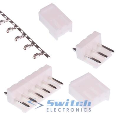 2 to 6 Way 3.96mm PCB Connector Housing Pin Header JST VH