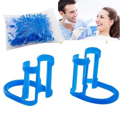 100pcs Cotton Roll Holder Disposable Clip for Dental Clinic