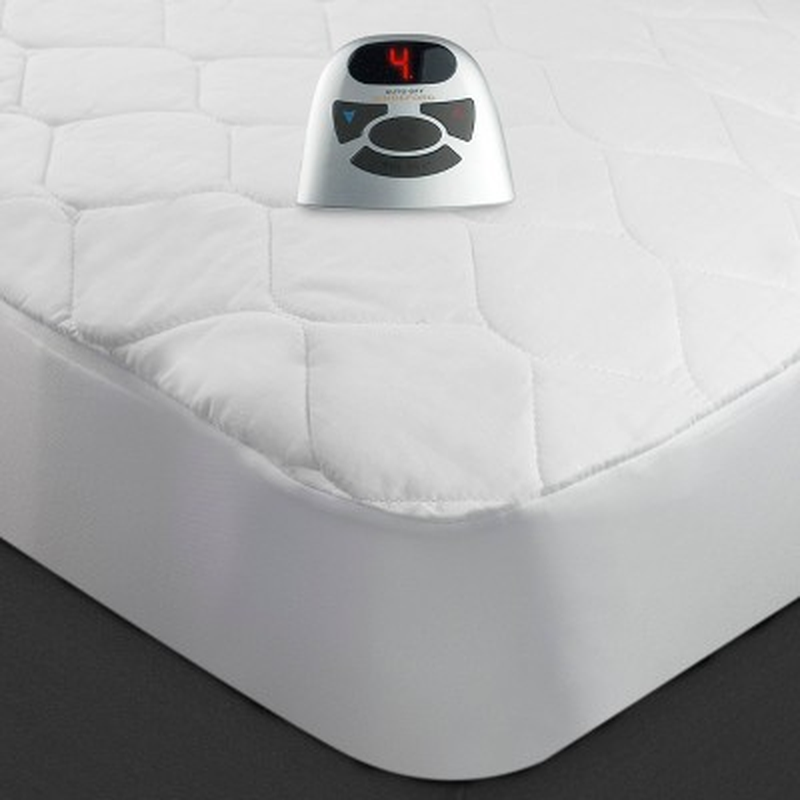 Full Electric Heated Mattress Pad Quilted Controllers Bed Warmer King Queen Twin