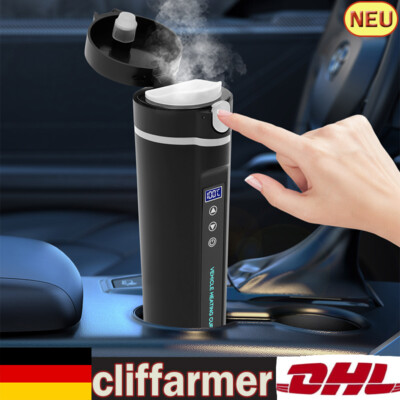 450ml Car Electric Kettle Heating Kettle Electric Travel Thermoses Car Kettle