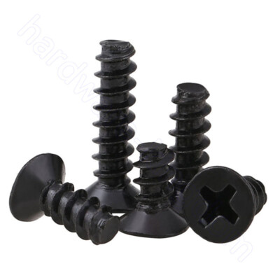 Countersunk Head Screw M1.4 1.7 2 2.3 2.6 3 3.5 4 Flat Tail Self Tapping Screws