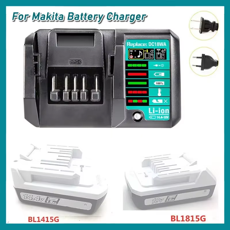 DC18WA BL1815G BL1413G Li-Ion Battery Charger For 14.4V-18V G Series Battery Ch