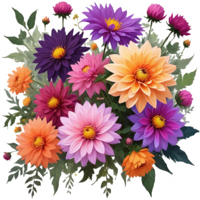 30 Custom Spring Flowers Personalized Address Labels