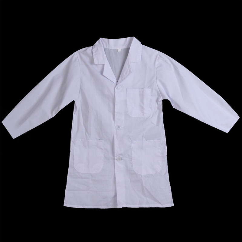 Download Kids Boys Girls White Lab Coat Doctor Uniform Scientist Medical Costume Overcoat | eBay