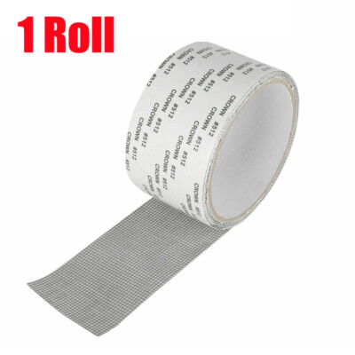 1-4pcs Window Door Screen Patch Repair Cover Fiberglass Mesh Hole Repaire Tape