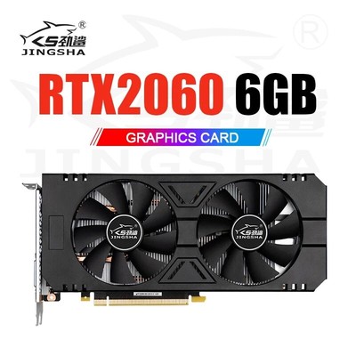 JINGSHA RTX 2060 6GB Video Cards GDDR6 6G 192Bit 12NM Gaming  GPU Graphics Cards