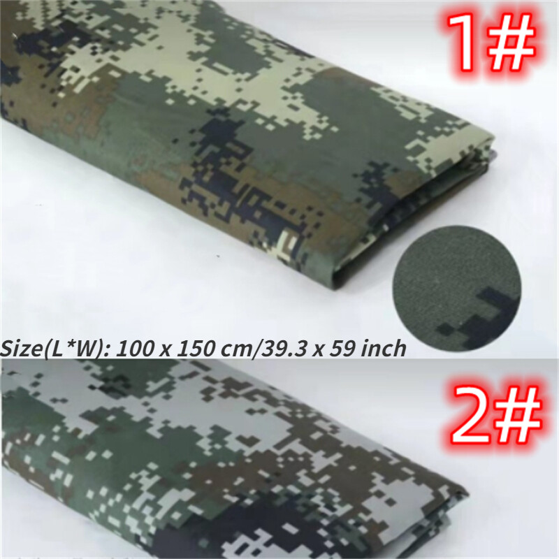 100x150cm Camouflage Tissu Patchwork Nappe de Table DIY Matelassage Matériel