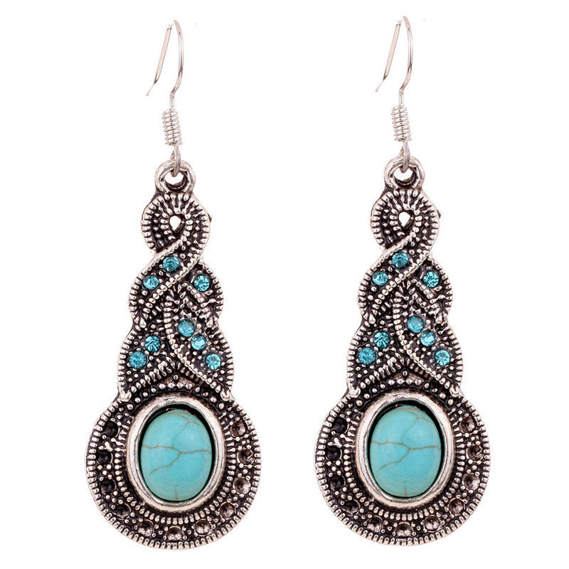 Tibetan Silver Fashion Earrings