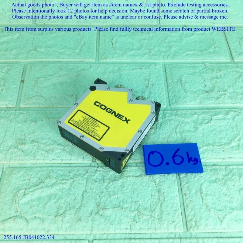 COGNEX DS925B, Sensor missing cable as photo, sn:3009, DHLtoUS.