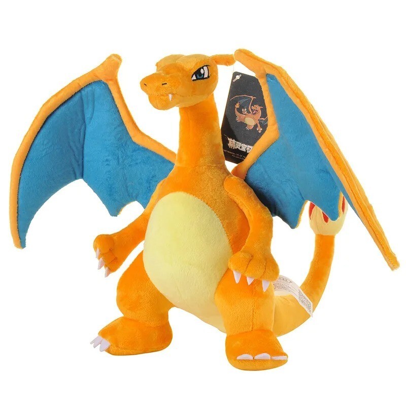 Shiny Charizard Plush Toy - 12" Collectible Soft Stuffed Animal