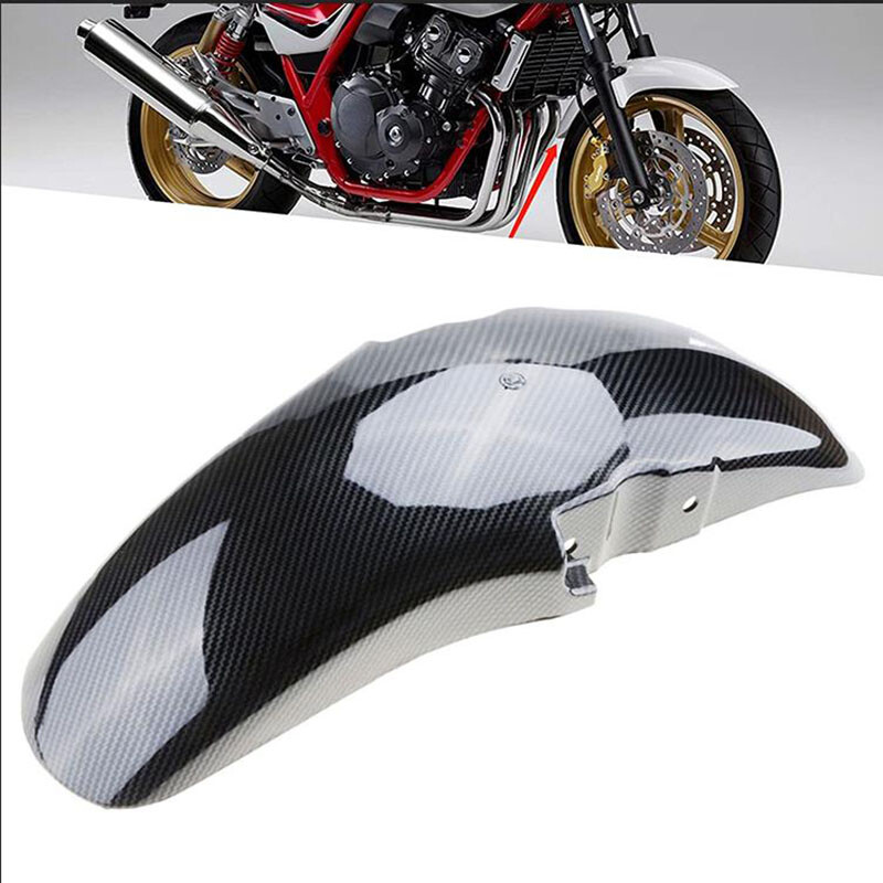 CB400SF カーボンフェンダー Fits Honda CB400 CB-1 CB750 VTR250 Carbon Fiber BLK Mudguard