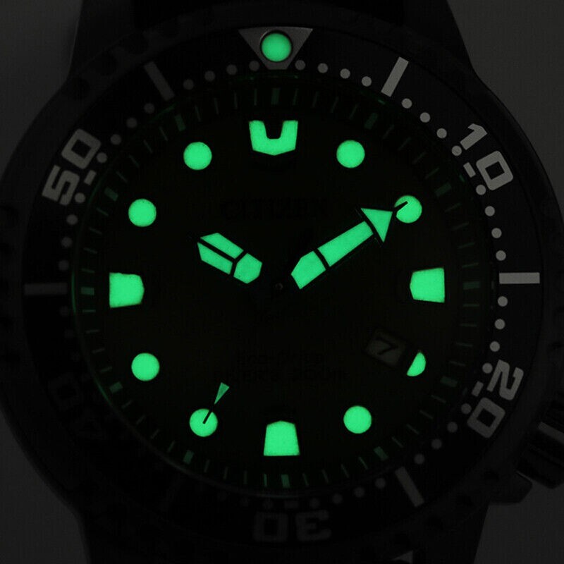 Pre-owned Citizen Promaster Bn0157-11x Marine Adventure Diver 200m Eco-drive Men`s Watch