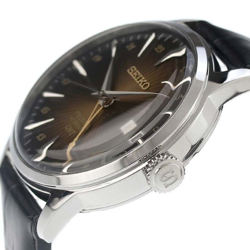 Pre-owned Seiko Presage Sary243 Cocktail Time Automatic Mechanical Gmt Elegant Watch Japan
