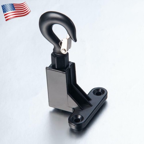 1:10 Axial Scx10 Trx4 Etc Truck Metal Trailer Hitch Hook Black