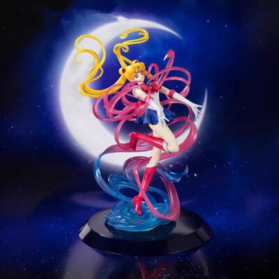 Anime Pretty Guardian Sailor Moon Moon Prism Power Make Up Statue boxed figure