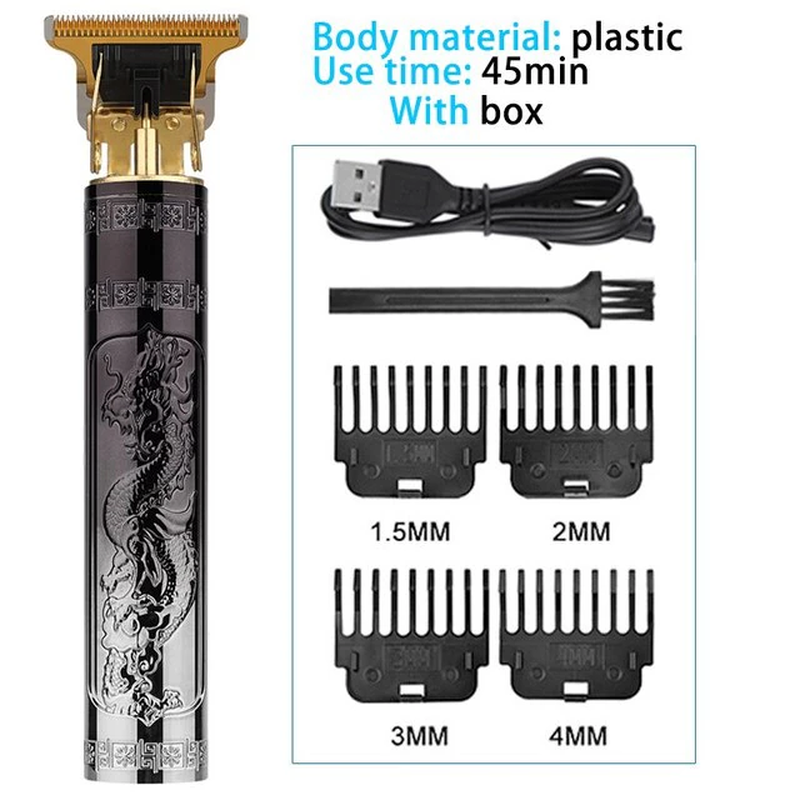 2023 Vintage Body T9 Cordless Electric Shaver Hair Cutting Machine for Man Hair