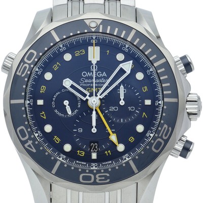 OMEGA Seamaster Diver 300M Co-Axial Chronometer GMT Chronograph 1.7'' 212.30....