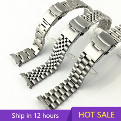 送料無料◆2025新品  Steel Stainless 22mm 20 Watch Jubilee Seiko For Strap Band タイヤ・ホイール