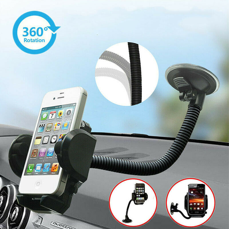 360&deg;Car Windshield Mount Cradle Holder Stand For Mobile Cel