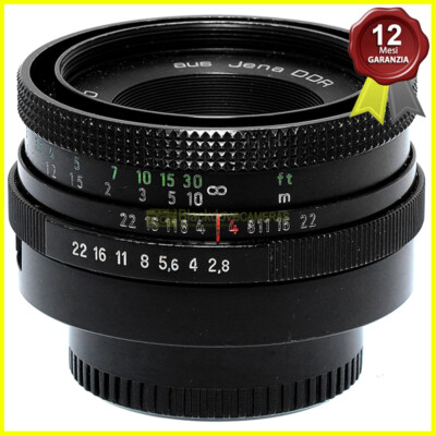 Carl Zeiss Aus Jena DDR Tessar 50mm. f/2,8 obiettivo a vite M42