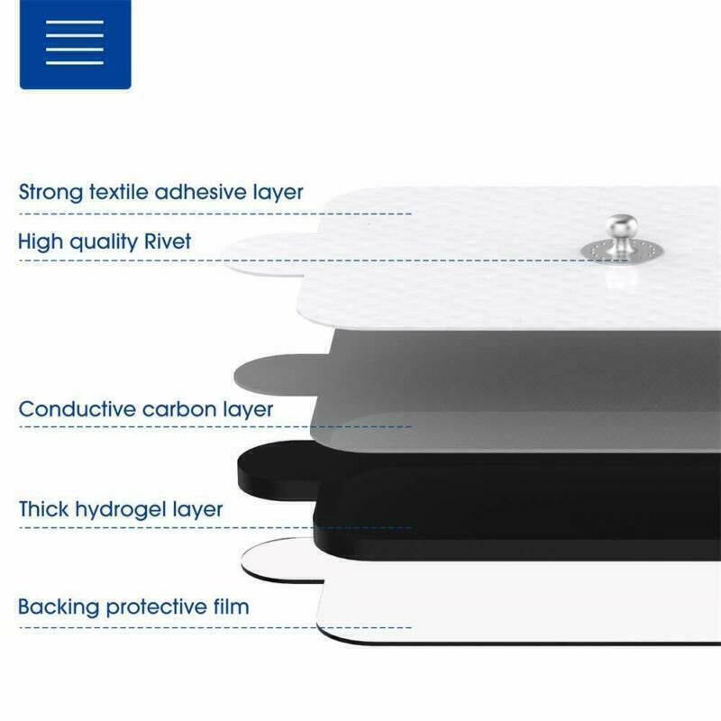 20/40PCS Electrode Pads Large Snap Replacement Tens For Electrode Pulse Massager