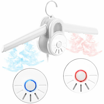 Trockner: Wäschetrockner-Kleiderbügel mit Warmluft- & Kaltluft-Gebläse, 150 Watt