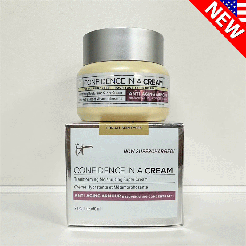 IT Cosmetics Confidence Cream-Anti-Aging Armour Facial Moisturizer 2.0oz NEW DS3