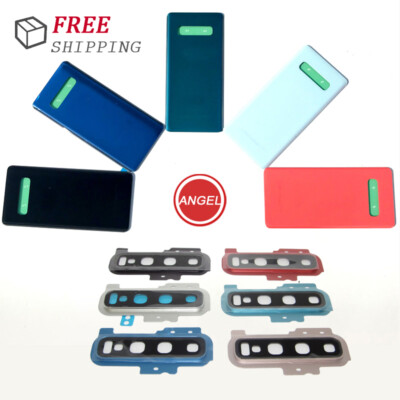 New Back Glass Cover+Camera Lens Samsung Galaxy S8 S8+ S9 S9+ S10 S10+ Plus S10E