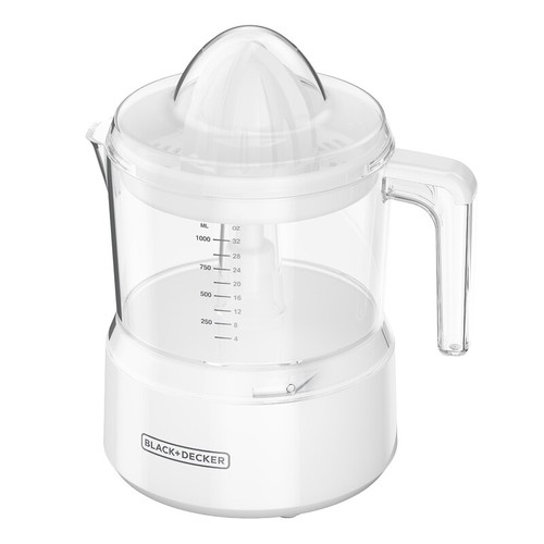 Black and Decker CJ650W White 32 oz. Capacity Citrus Juicer 7.25 W x 7.25 L in.