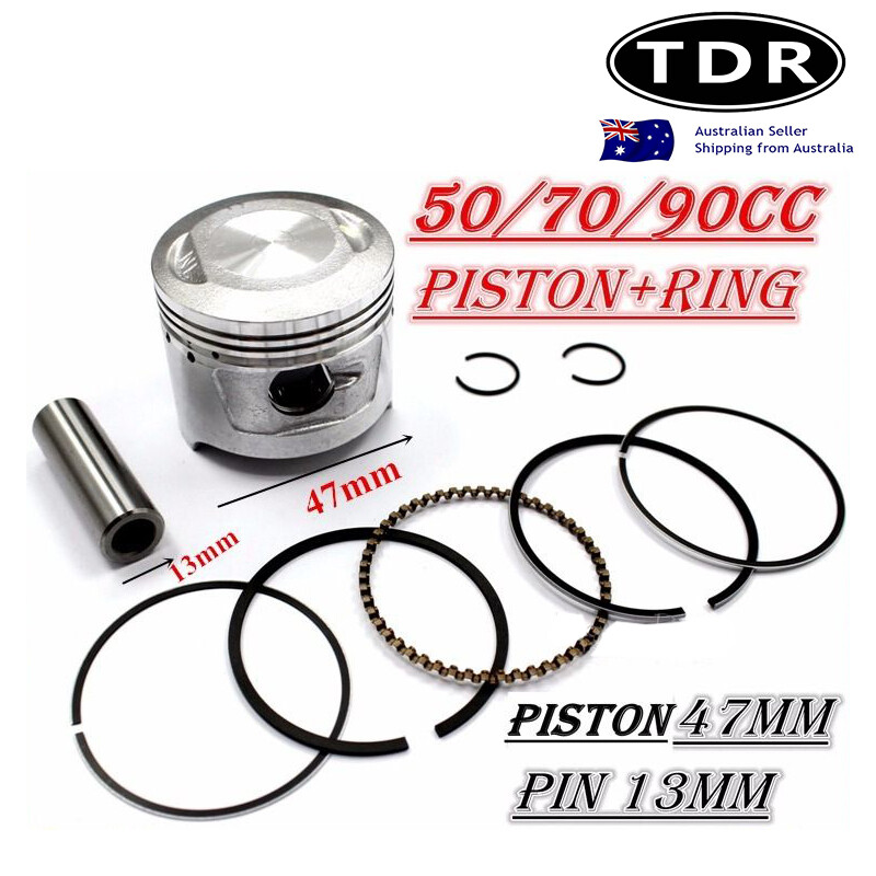 70 cc Engine 47mm Piston Rings Set Kit For Honda CRF 70 F XL